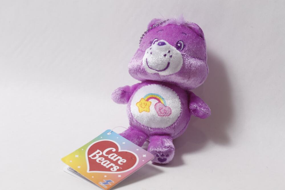 Japan Care Bears Best Friend Bear Plush Keychain Charm w Tag ~ 260826-WH 1320